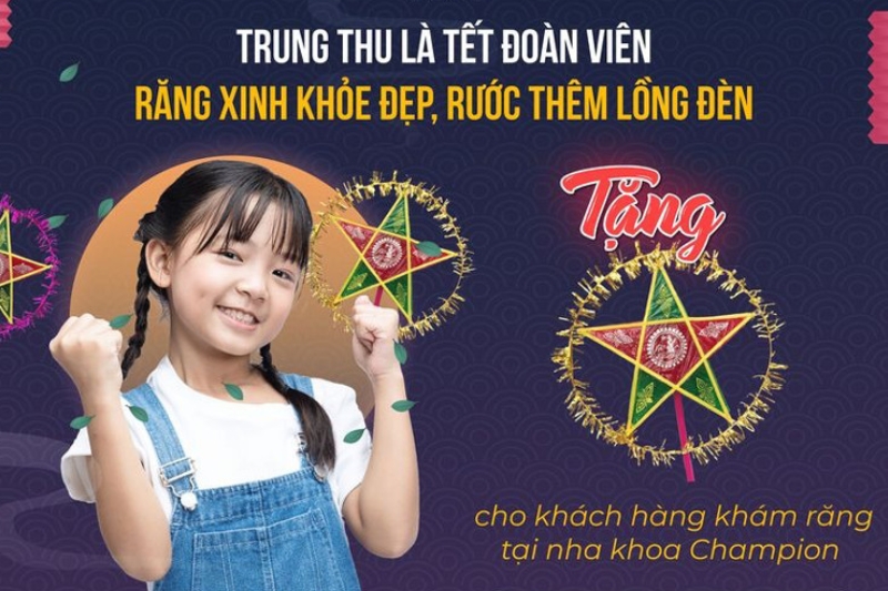 Vui Tết Trung Thu cùng Nha khoa Champion