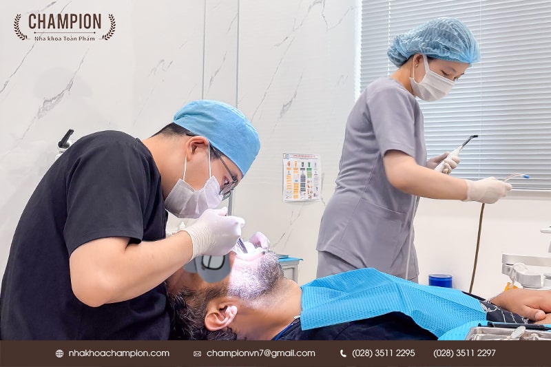 Champion Dental Clinic tự hào mang đến dịch vụ tận tâm, luôn cẩn trọng và chu đáo trong từng trải nghiệm của khách hàng
